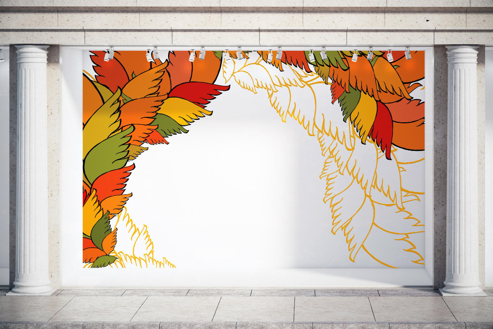 Décor publicitaire sur support grand format, impression visuelle pour promouvoir votre marque.