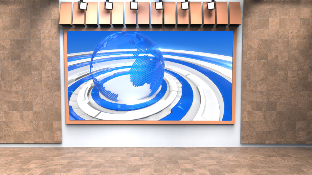 Décor publicitaire sur support grand format, impression visuelle pour promouvoir votre marque.