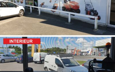 micro perforé one way vision